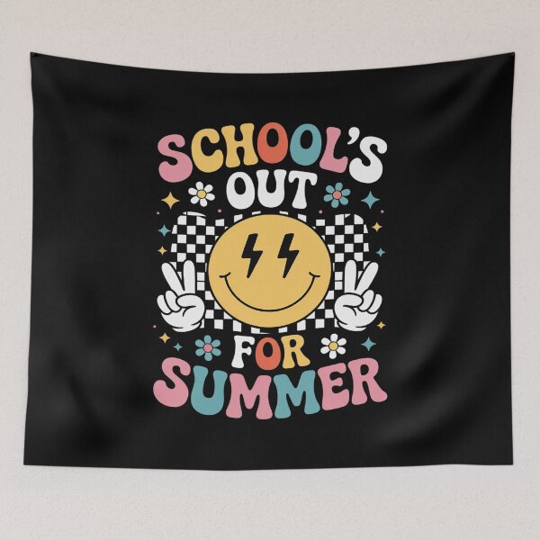 Item preview, Hello Summer Checkered Happy The End Of School Teacher Kids designed and sold by grounabslaninal.