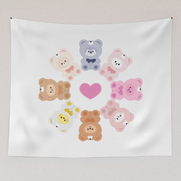 Item preview, Stray Kids teddy bear - SKZOO EVERYWHERE ALL AROUND THE WORLD (3) designed and sold by 0627june.
