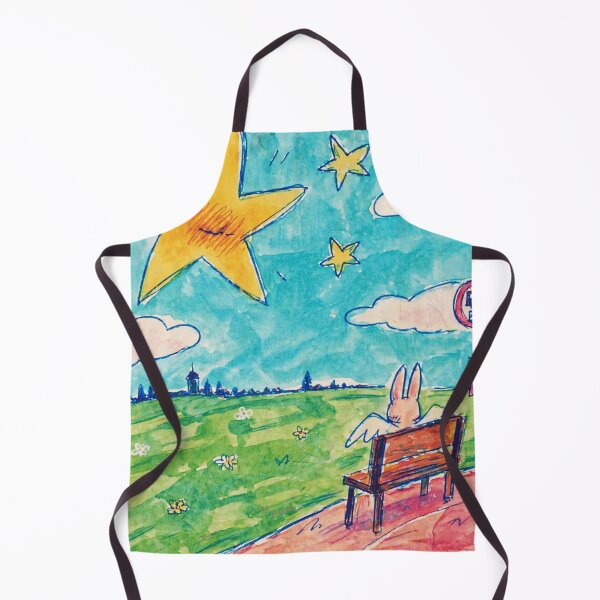 Item preview, Bunny at Bus Stop Dreamy Star Illustration designed and sold by Modaozushi216.