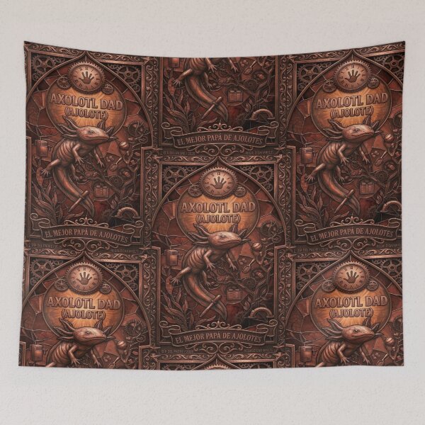 Item preview, Steampunk Axolotl Dad Father's Day designed and sold by BriSher.
