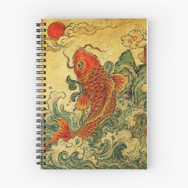 Item preview, Golden Koi Fish Mythic Wave  designed and sold by eliramaison.