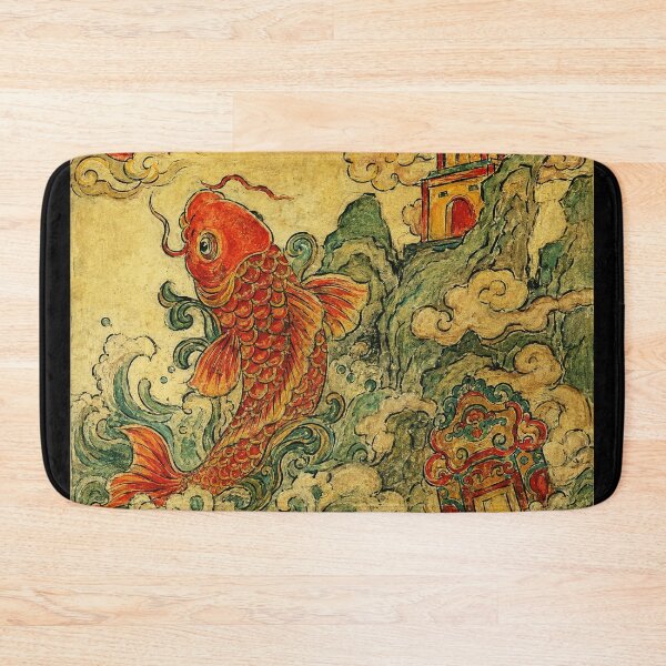 Item preview, Golden Koi Fish Mythic Wave  designed and sold by eliramaison.