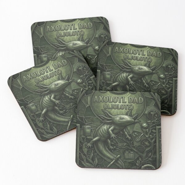 Item preview, Steampunk Axolotl Dad Father's Day designed and sold by BriSher.
