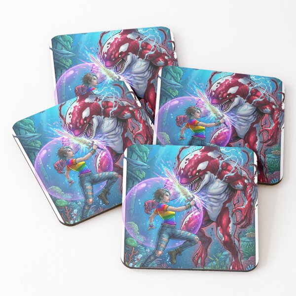 Item preview, The sorceress battles the sea demon. designed and sold by PP&RAINBOW SHOP.