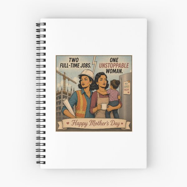 Item preview, Women in Construction Mother’s Day Art – Retro Working Mom Comic designed and sold by SassySuperintendent.