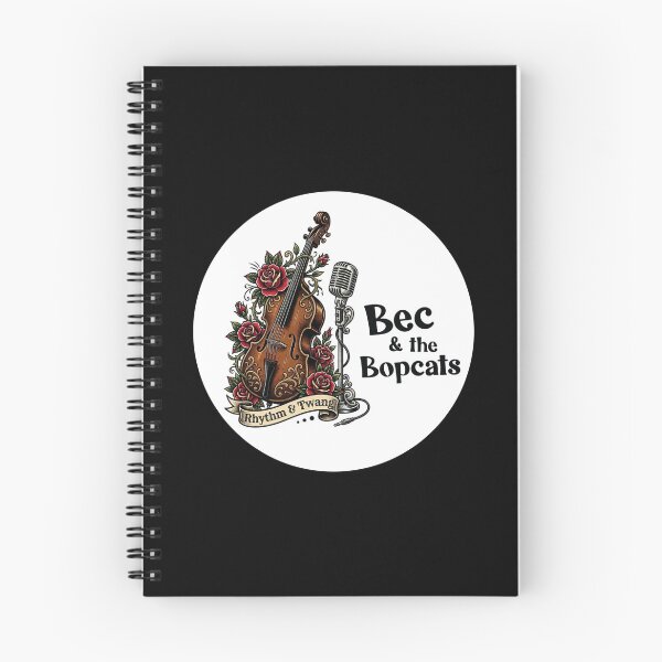 Item preview, Rhythm & Twang Stickers & Notebooks designed and sold by Bec and the Bopcats.