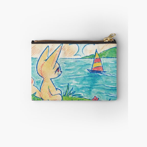 Item preview, Cute Bunny Watching Sailboat Lakeside  designed and sold by Modaozushi216.