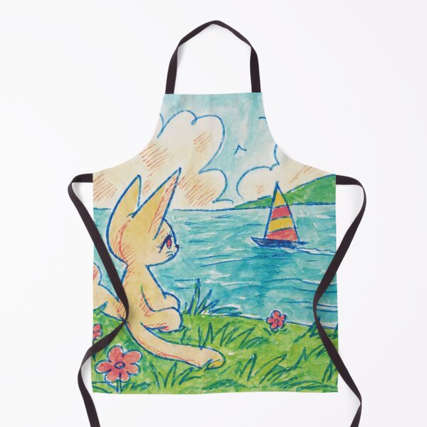 Item preview, Cute Bunny Watching Sailboat Lakeside  designed and sold by Modaozushi216.