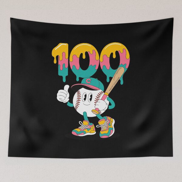 Item preview, Ice Cream Drip Baseball Party 100 Days of School designed and sold by grounabslaninal.
