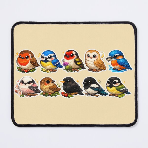 Item preview, UK Garden Birds Sticker Set – Cute British Bird Collection designed and sold by The Digital Compass.