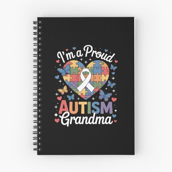 Item preview, I'm A Proud Autism Grandma Autism Awareness Heart designed and sold by grounabslaninal.