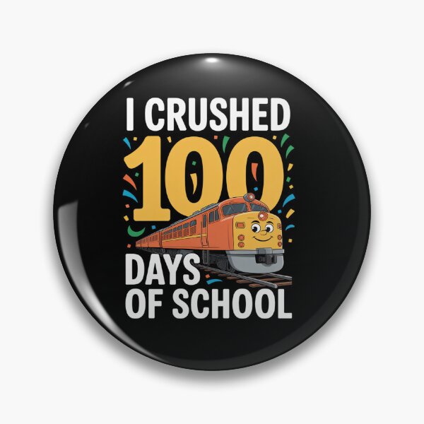 Item preview, Kids Boys Girls I Crushed 100 Days Of School Train designed and sold by grounabslaninal.