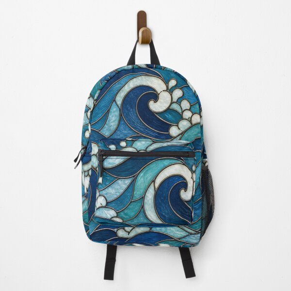 Item preview, Stained Glass Ocean Wave Flow Pattern designed and sold by Dresut.