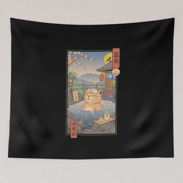 Item preview, Onsen Cat Meowster designed and sold by vincenttrinidad.
