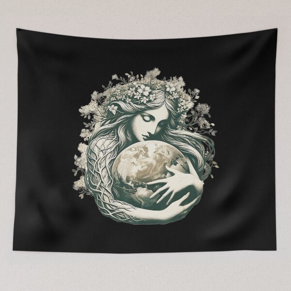 Item preview, Mother Earth Goddess Women Girls  designed and sold by zamiokaline.