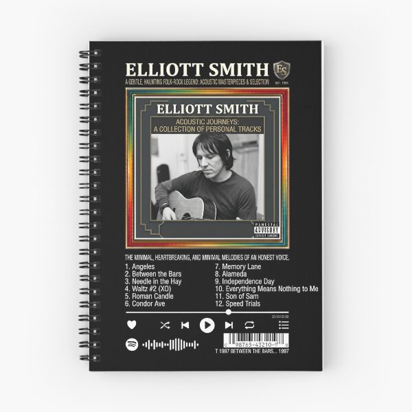Artikelvorschau, Elliott Smith Trackliste Musikplayer Vintage entworfen und verkauft von JayceTucker89.