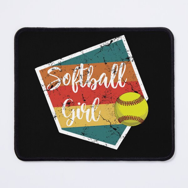 Item preview, Retro Softball Girl Vintage Sports Design designed and sold by LashondaGreen89.