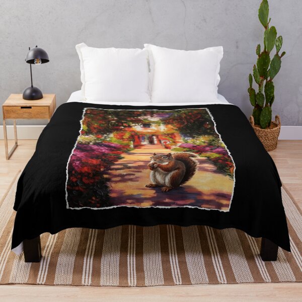 Item preview, Garden Squirrel Painterly Nature  designed and sold by JordynLadukeg65.