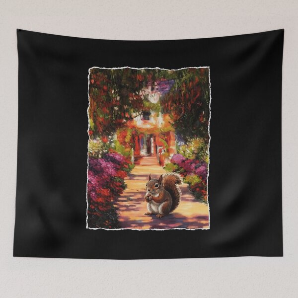 Item preview, Garden Squirrel Painterly Nature  designed and sold by JordynLadukeg65.