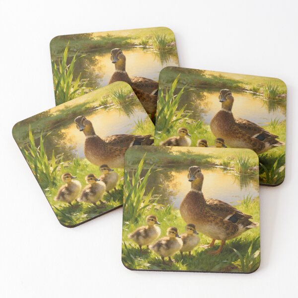 Item preview, Mama Duck And Ducklings on The Farm designed and sold by Glimmersmith.