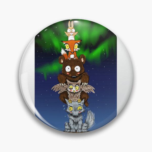 Item preview, Northern Lights Totem designed and sold by TomatiLove.