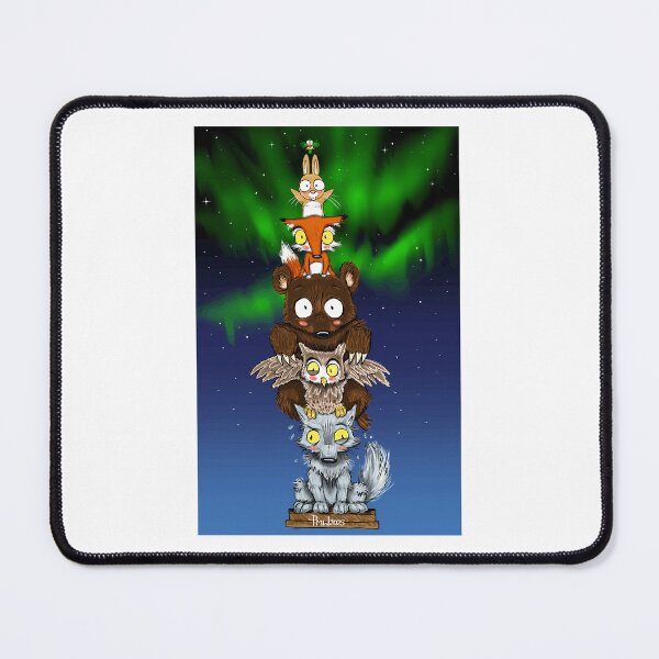 Item preview, Northern Lights Totem designed and sold by TomatiLove.