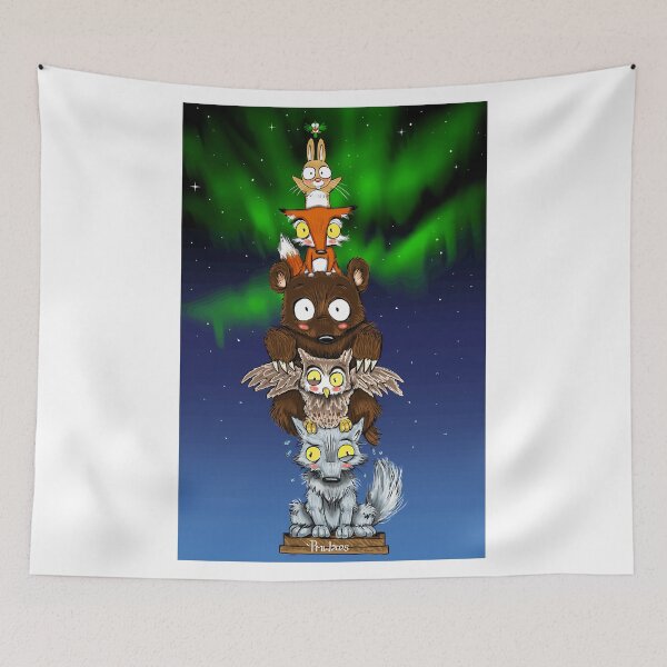 Item preview, Northern Lights Totem designed and sold by TomatiLove.