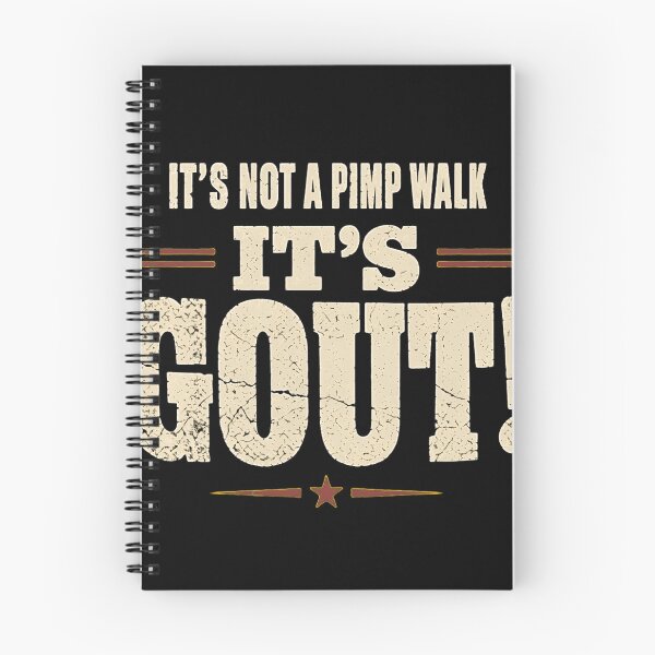 Item preview, It's Not A Pimp Walk It's Gout! Funny Medical Health Humor Retro Design designed and sold by haitrieuic96.