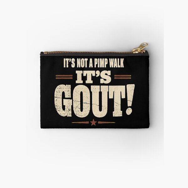 Item preview, It's Not A Pimp Walk It's Gout! Funny Medical Health Humor Retro Design designed and sold by haitrieuic96.