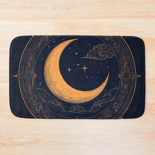 Item preview, Circular mystical moon with ethereal sky designed and sold by dcrc.