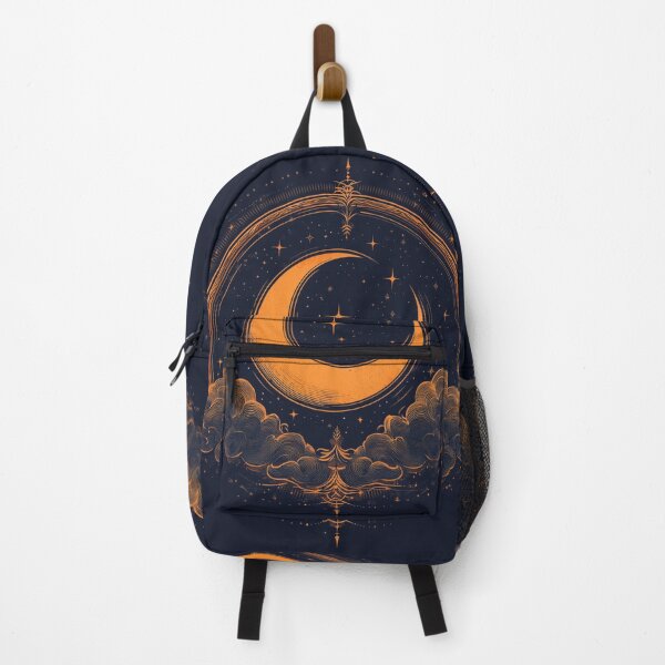 Item preview, Circular mystical moon with ethereal sky designed and sold by dcrc.