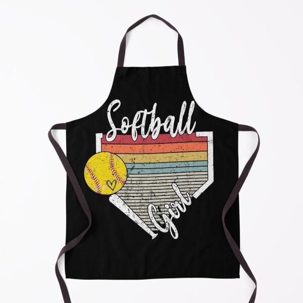 Item preview, Vintage Softball Girl Retro Heart Design designed and sold by LashondaGreen89.