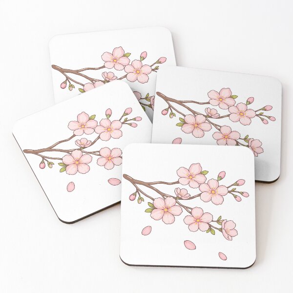 Item preview, Soft and Lovely Sakura – Refined Cherry Blossom Illustration designed and sold by Latitude 1°N.