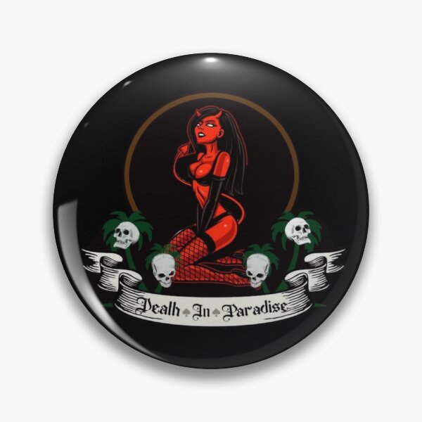 Item preview, Death In Paradise band Devil Woman logo designed and sold by Pirette Records.