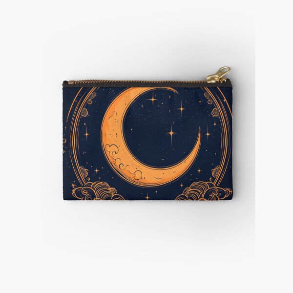 Item preview, Circular mystical moon with ethereal sky designed and sold by dcrc.
