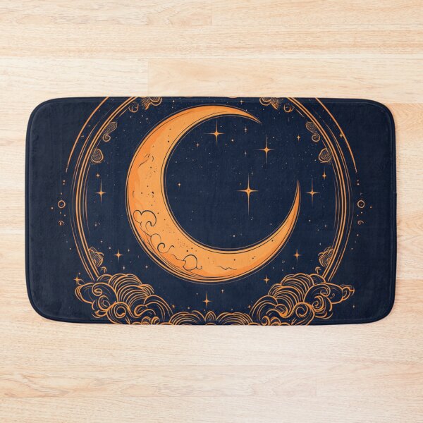 Item preview, Circular mystical moon with ethereal sky designed and sold by dcrc.