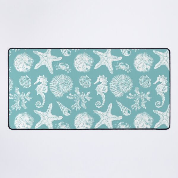 Item preview, Vintage White Washed Sea Life in Aqua designed and sold by PD-Coastal.