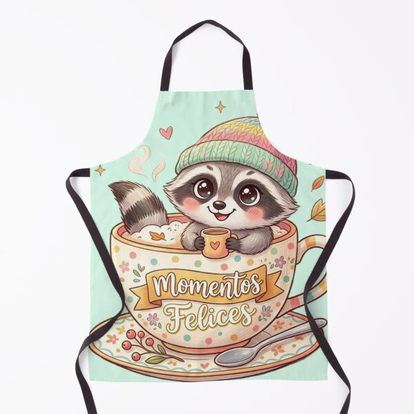 Item preview, Kawaii Raccoon in Mug - Happy Moments designed and sold by GanethViolette0.