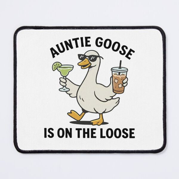 Item preview, Funny Auntie Goose Is On The Loose Iced Coffee Margarita designed and sold by haitrieuic96.