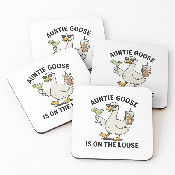 Item preview, Funny Auntie Goose Is On The Loose Iced Coffee Margarita designed and sold by haitrieuic96.