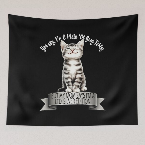 Item preview, Grey Tabby Cat Mom Hoodie Funny Mother’s Day  designed and sold by zamiokaline.