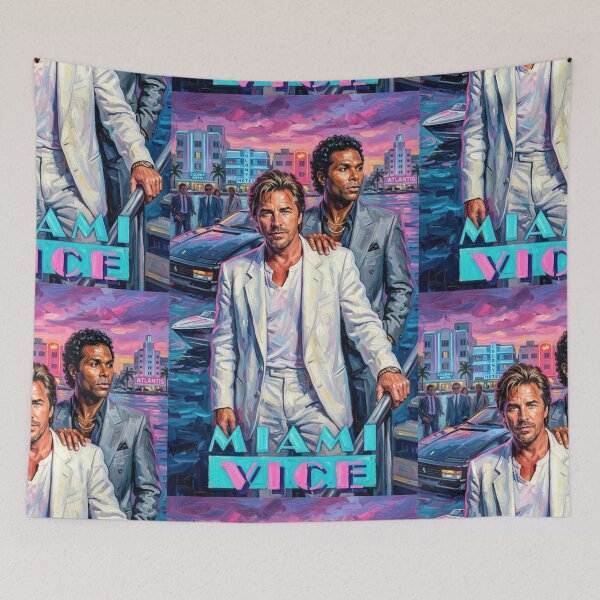 Item preview, Miami Vice: Pastel Nights & Neon Lights designed and sold by Art's Diner.