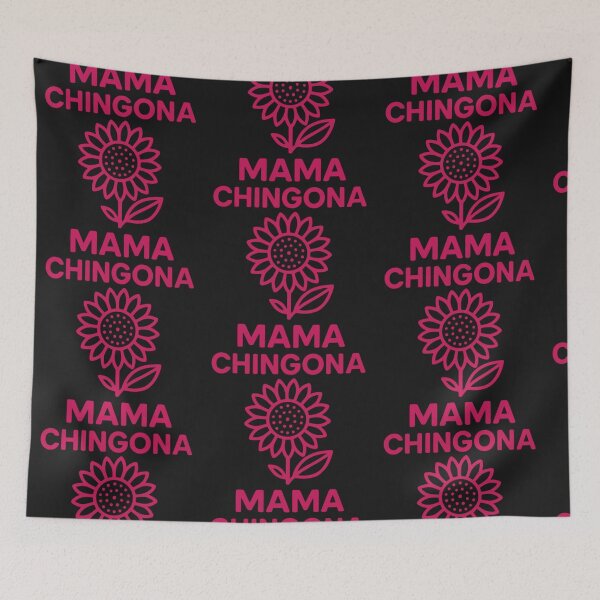 Item preview, Empowered Latina Mama with Bold Pink Sunflower Design designed and sold by BriSher.
