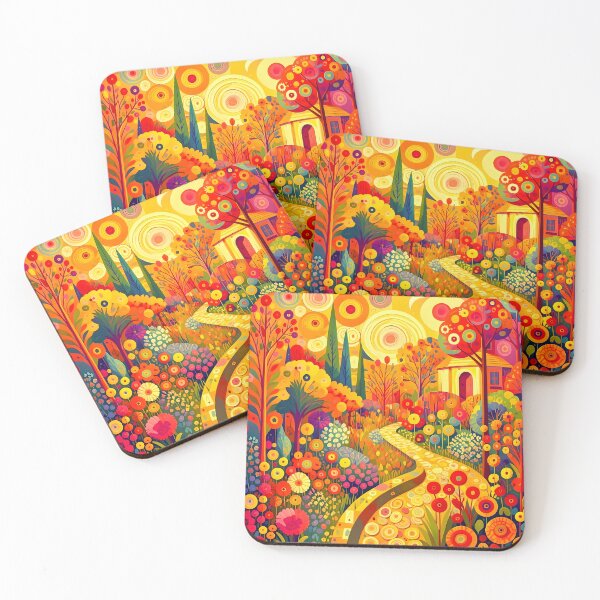 Item preview, Gustav Klimt Flower Garden  designed and sold by Vicky Brago-Mitchell®.