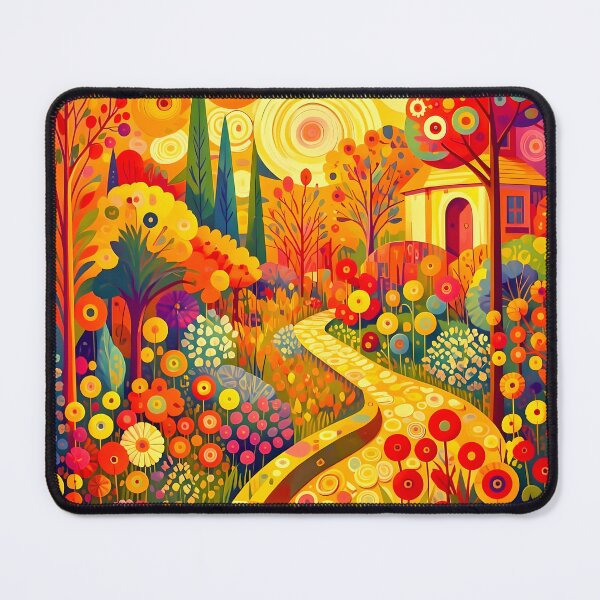 Item preview, Gustav Klimt Flower Garden designed and sold by Vicky Brago-Mitchell®.