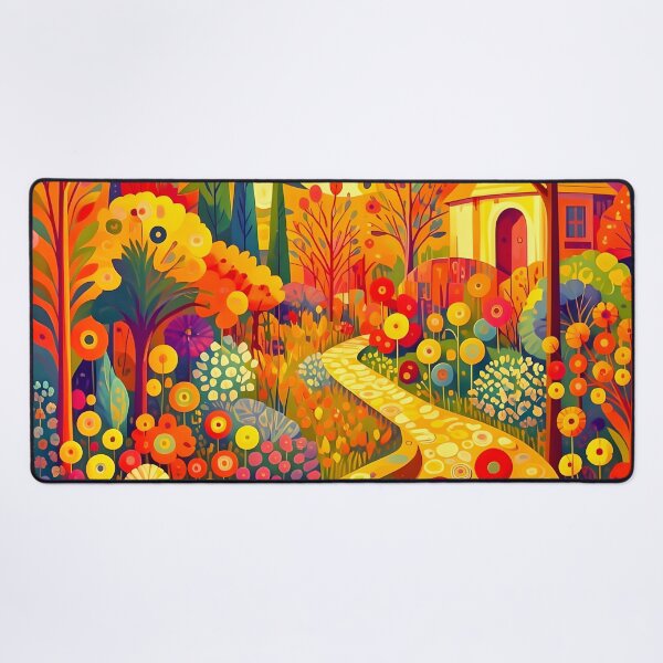 Item preview, Gustav Klimt Flower Garden  designed and sold by Vicky Brago-Mitchell®.