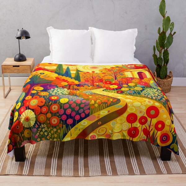 Item preview, Gustav Klimt Flower Garden designed and sold by Vicky Brago-Mitchell®.