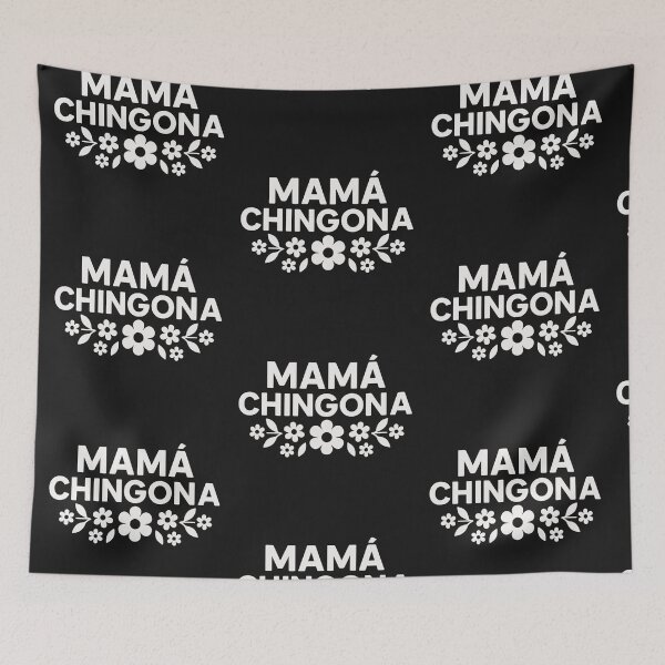 Item preview, Strong Latina Mama Design with Elegant Empowered Flowers designed and sold by BriSher.