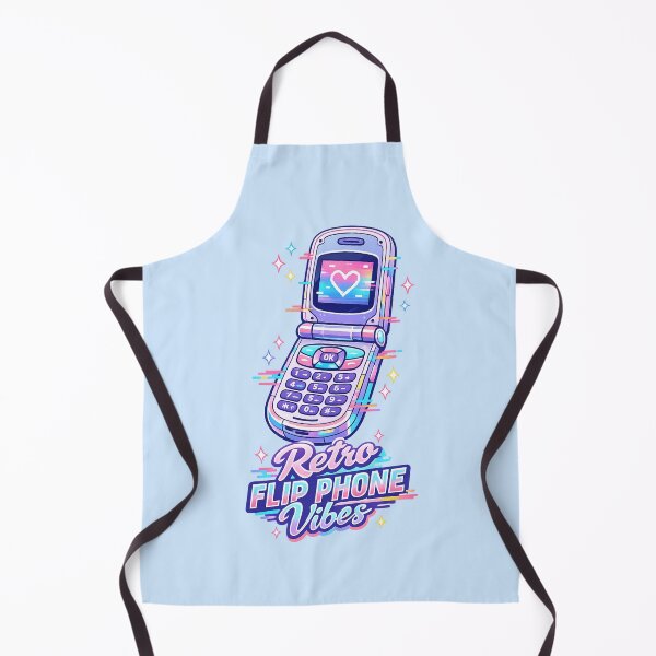 Item preview, Retro Flip Phone Vibes | Y2K Vaporwave Neon Aesthetic Sticker designed and sold by PopCulturePixel.