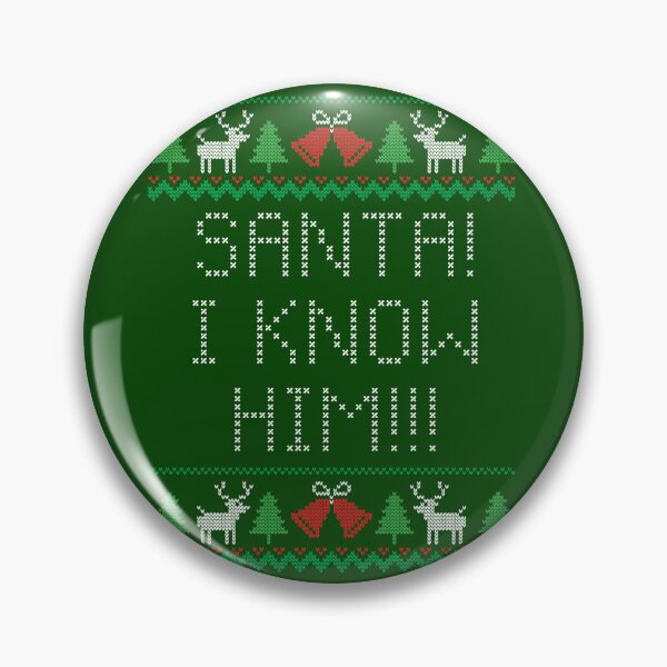 Item preview, I Know Him Ugly Christmas Sweater designed and sold by Normbot2000.
